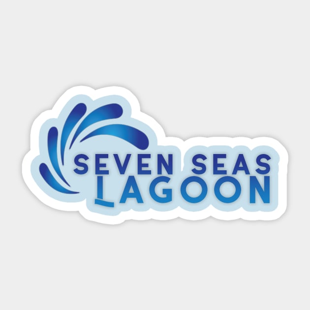 Seven Seas Lagoon Sticker by MadAboutDisney1